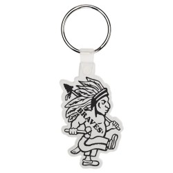 Custom Logo Indian - Soft die cut shape key tag.