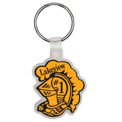 Custom Logo Knight - Soft die cut shape key tag. Custom Logo Knight - Soft die cut shape key tag.