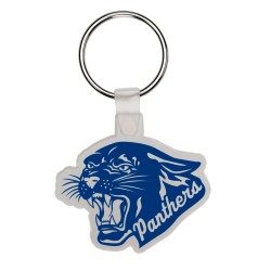 Custom Logo Panther - Soft die cut shape key tag.