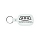 Custom Logo Round Rectangle - Rectangular, soft flexible key tag