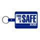 Custom Logo Large Rectangle - Rectangular, soft flexible key tag