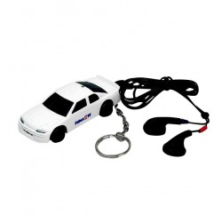 Custom Logo Nascar style FM scan radio key chain.