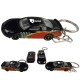 Custom Logo Nascar style 1/64 scale die cast keychain with side racing graphics.