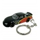 Custom Logo Nascar style 1/64 scale die cast keychain with side racing graphics.