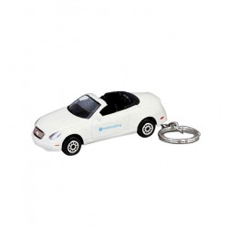 Custom Logo Die cast 1:60 scale miniature Lexus SC430 key chain.