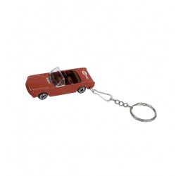 Custom Logo Die cast 1:60 scale miniature 1965 Classic Convertible key chain.