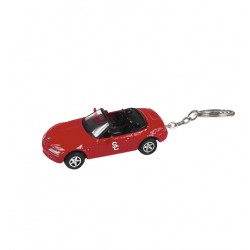 Custom Logo Die cast 1:60 scale miniature BMW Z3 key chain.