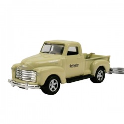 Custom Logo Die cast 1:60 scale 1953 Chevrolet 3100 pickup truck key chain.