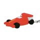 Custom Logo Indy/Formula style race car stress reliever key chain.