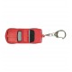 Custom Logo Red convertible sports car stress reliever key chain.