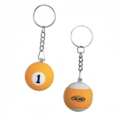 Custom Logo Pool ball shape key holder.