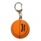 Custom Logo Basketball shaped key chain stress reliever.