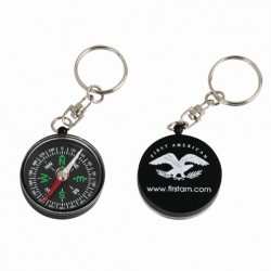 Custom Logo Compass Keychain Custom Logo Compass Keychain