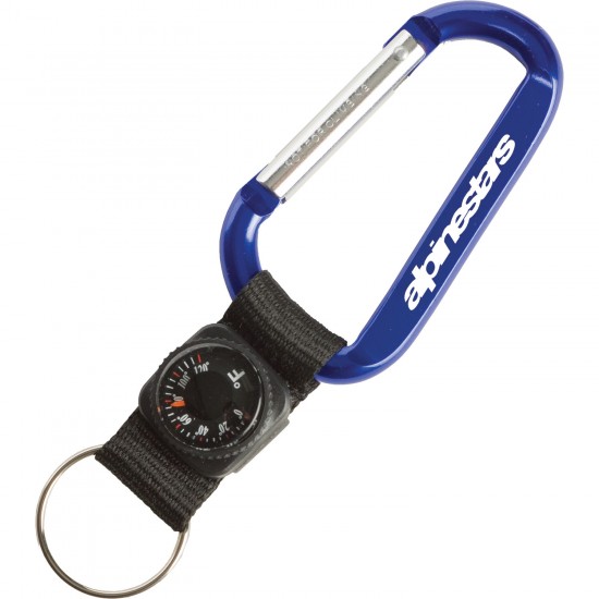 Custom Logo Carabiner w/Thermometer & Key Tag