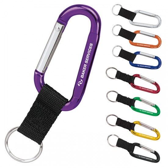 Custom Logo GoodValue Anodized Carabiner Keychain