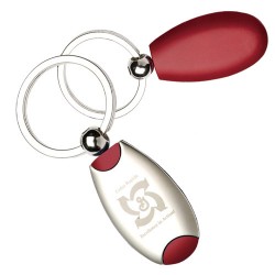 Custom Logo 2-Tone Metal Key Tag Custom Logo 2-Tone Metal Key Tag