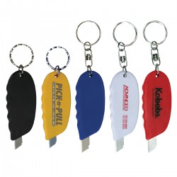 Custom Logo Mini Blade w/ Grip Handle Keyring Custom Logo Mini Blade w/ Grip Handle Keyring