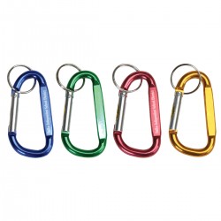 Custom Logo Anodized Aluminum Carabiner Keyring Custom Logo Anodized Aluminum Carabiner Keyring