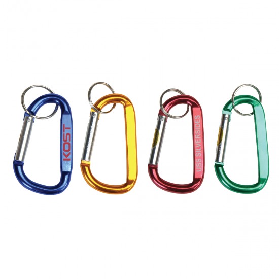 Custom Logo Large Anodized Carabiner Keyring