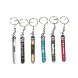 Custom Logo Aluminum Tire Gauge Key Ring Custom Logo Aluminum Tire Gauge Key Ring