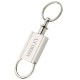 Custom Logo Matte Silver Separating Key Ring