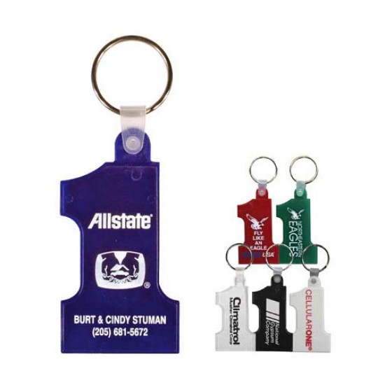 Custom Logo #1 Soft Key Fob (Spot Color)