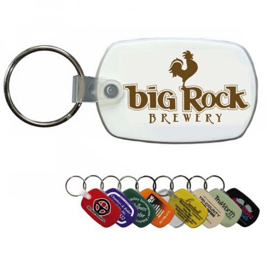 Custom Logo Standard Soft Key Fob (Spot Color)