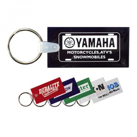 Custom Logo Rectangle Soft Key Fob (Spot Color)