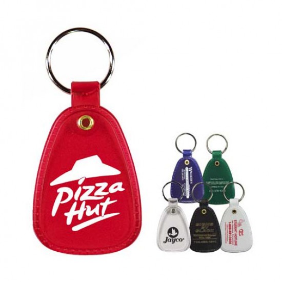 Custom Logo Saddle Soft Key Fob (Spot Color)