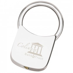 Custom Logo GoodValue Silver Twist-Lock Keyholder Custom Logo GoodValue Silver Twist-Lock Keyholder