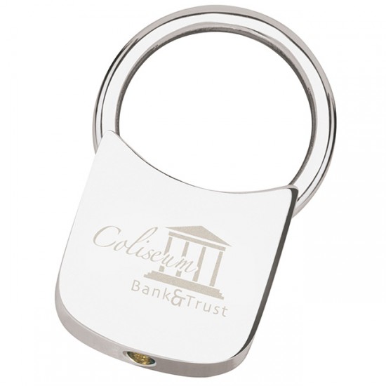 Custom Logo GoodValue Silver Twist-Lock Keyholder