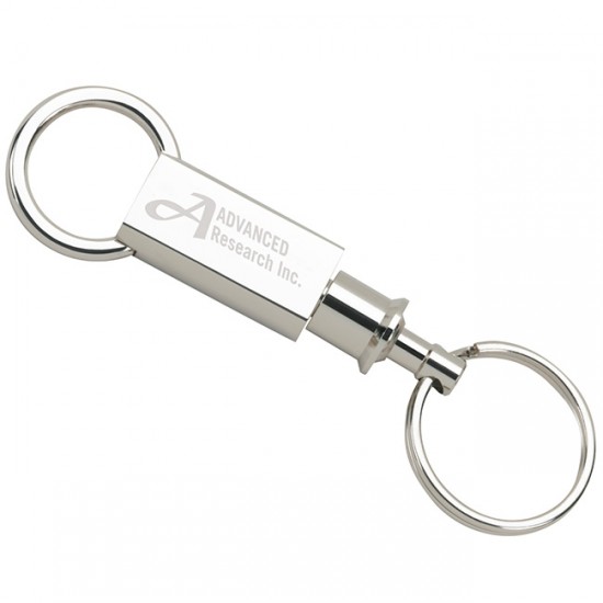 Custom Logo Barlow Silver Twist Lock Key Separator