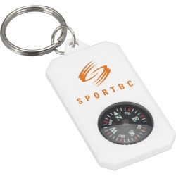 Custom Logo Compass Key Chain Custom Logo Compass Key Chain