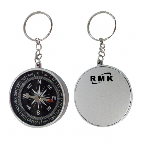 Custom Logo Keychain Compass