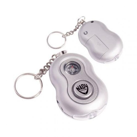 Custom Logo Personal Panic Alarm with Compass & LED Light