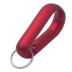 Custom Logo Wide Aluminum Carabiner With Key Ring