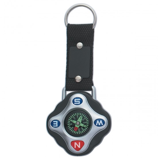 Custom Logo Compass Key Ring