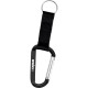 Custom Logo Carabiner w/ Strap & Split Ring